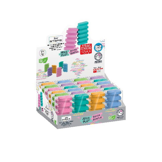 Serve Steps Eraser Pastel