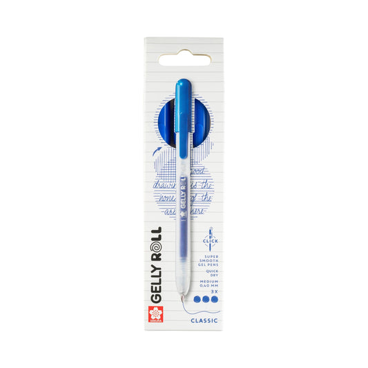 Sakura Gelly Roll Classic Gel Pens, 3-Pack Blue