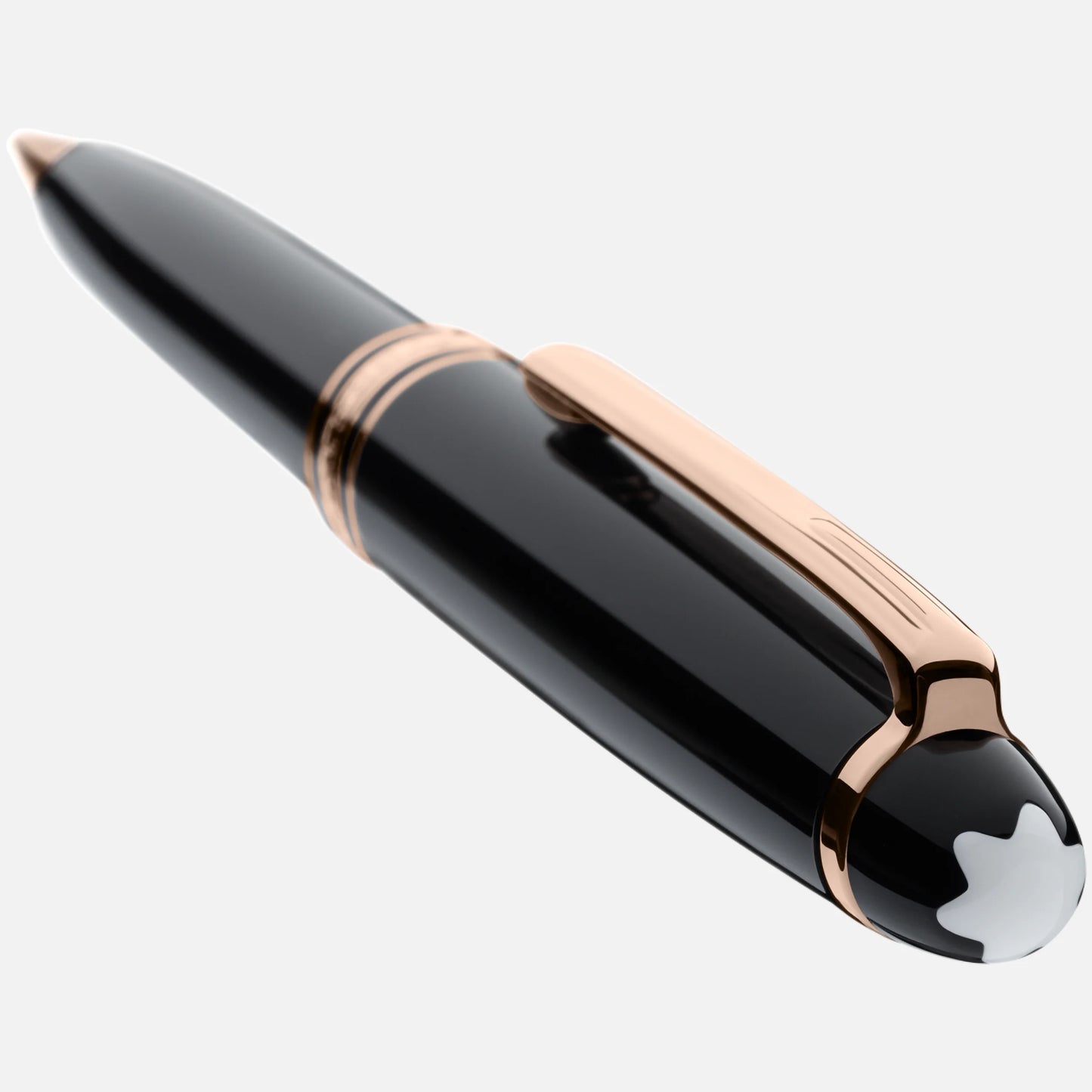 Mont Blanc Meisterstück Rose Gold-Coated Ballpoint Pen 112679