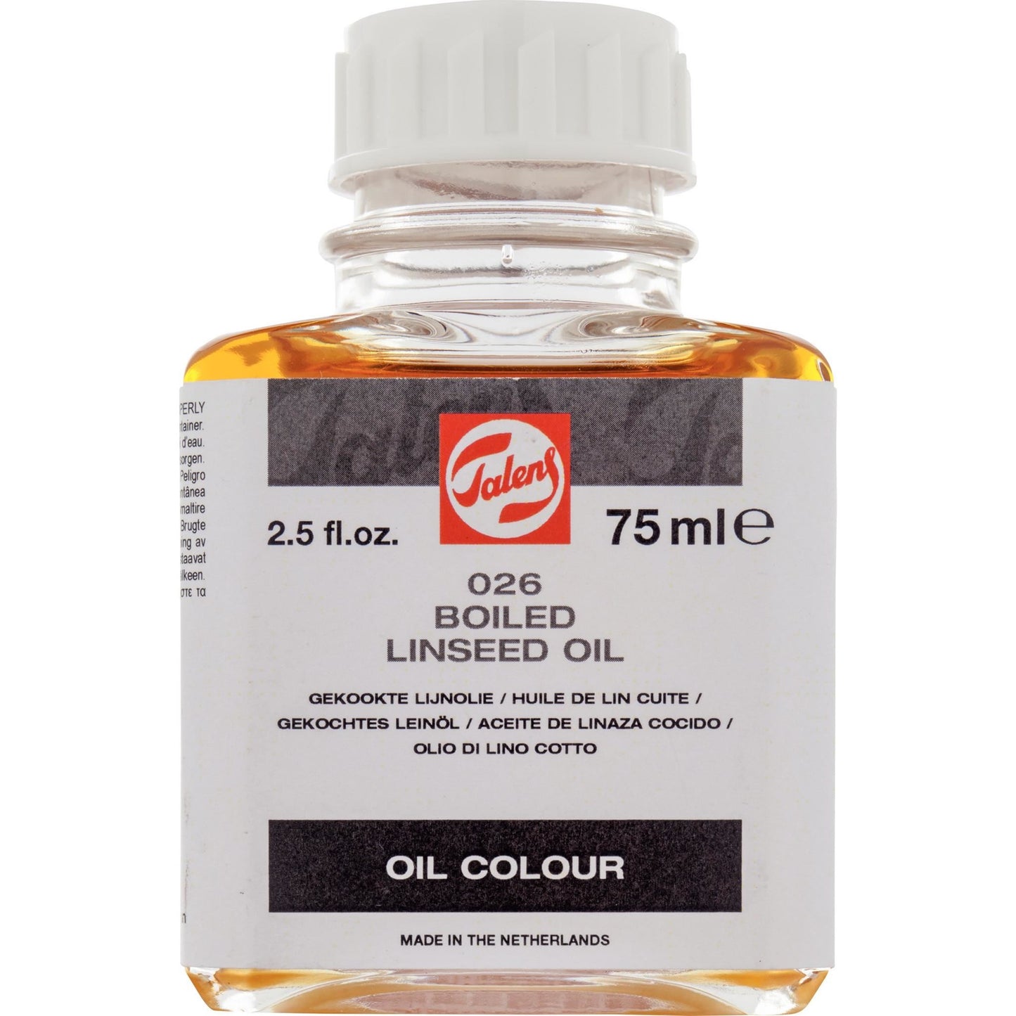 Talens Boiled Linseed Oil 026 Bottle 75 ml