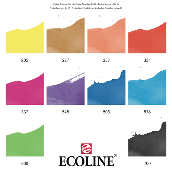 Ecoline Brush Pen Set of 10 11509002