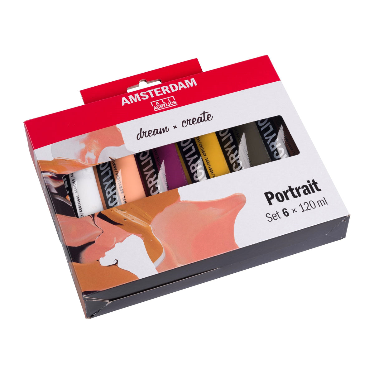 Amsterdam Standard Series Portrait 20ml Acrylic Paint Set 6 Colors