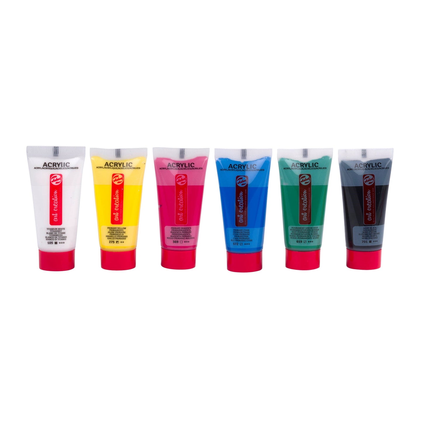 Art Creation Acrylic colour set Primary | 6 x 12 ml