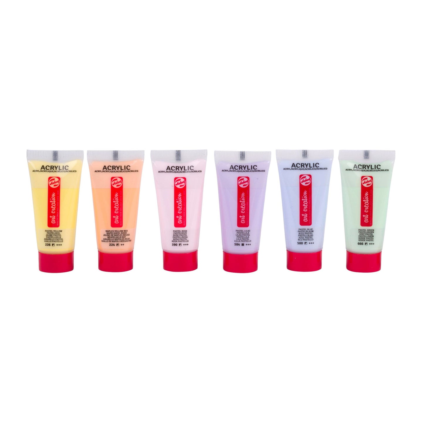 Art Creation Acrylic colour set Pastel | 6 x 12 ml