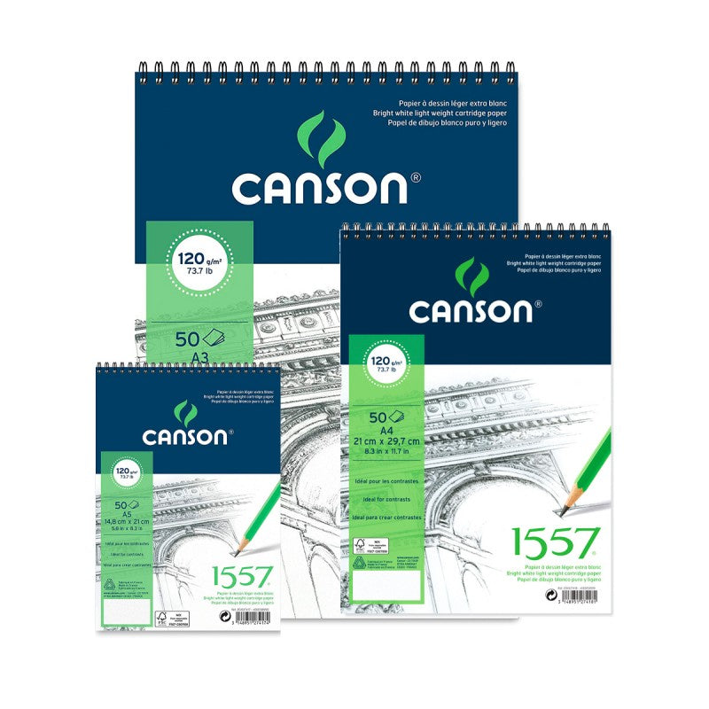 Canson Sketchbook 1557 120gr me spirale