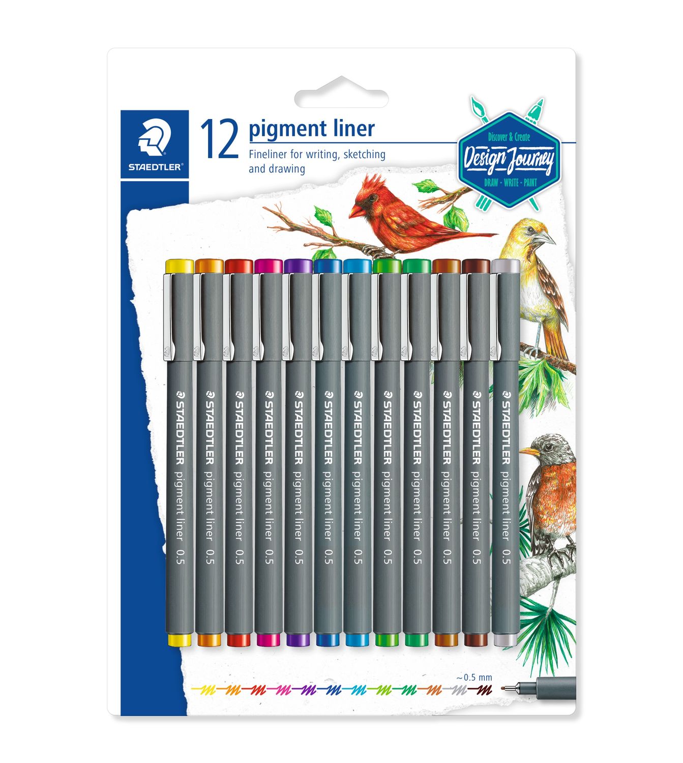 Staedtler Pigment Liner Set 30805SBK12