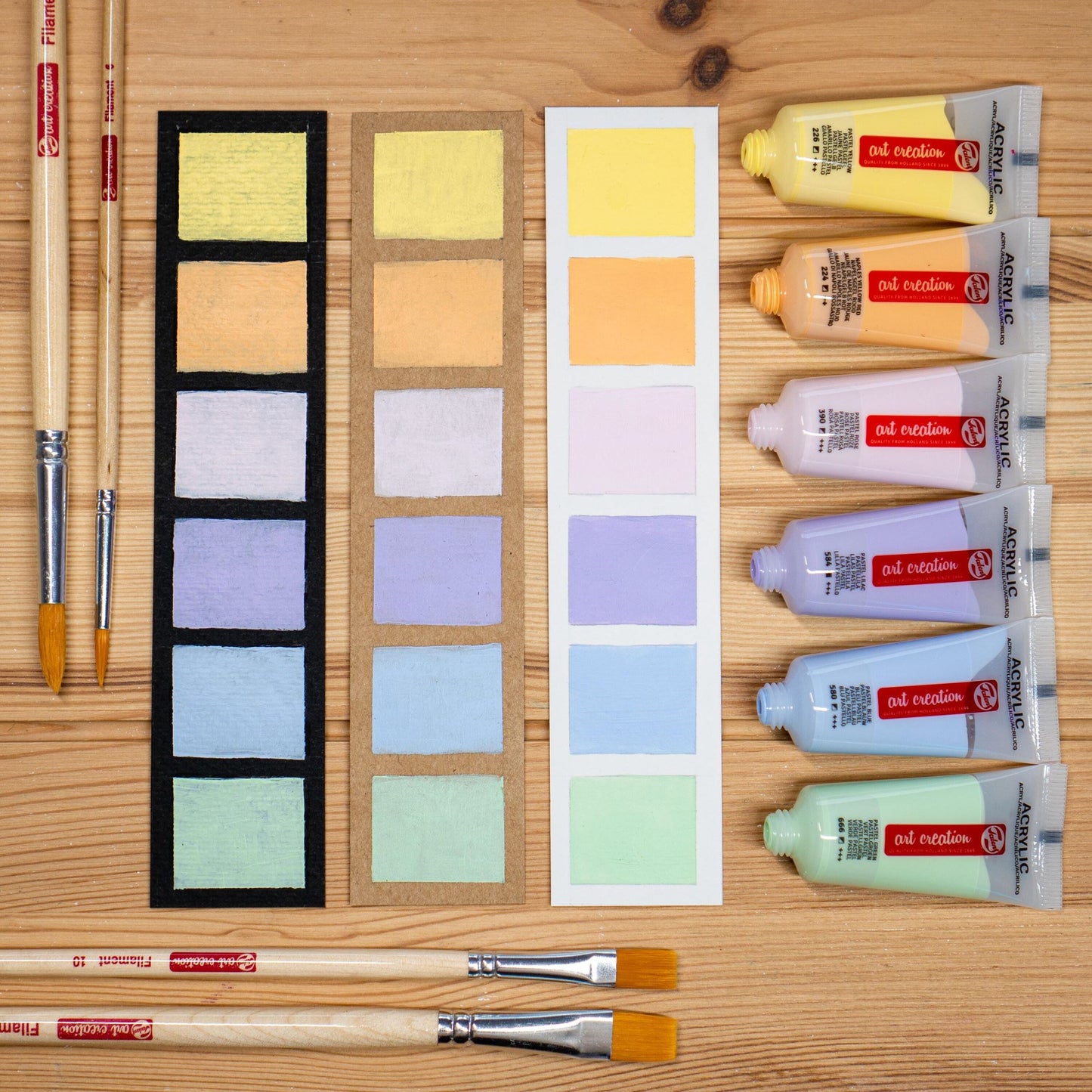 Art Creation Acrylic colour set Pastel | 6 x 12 ml