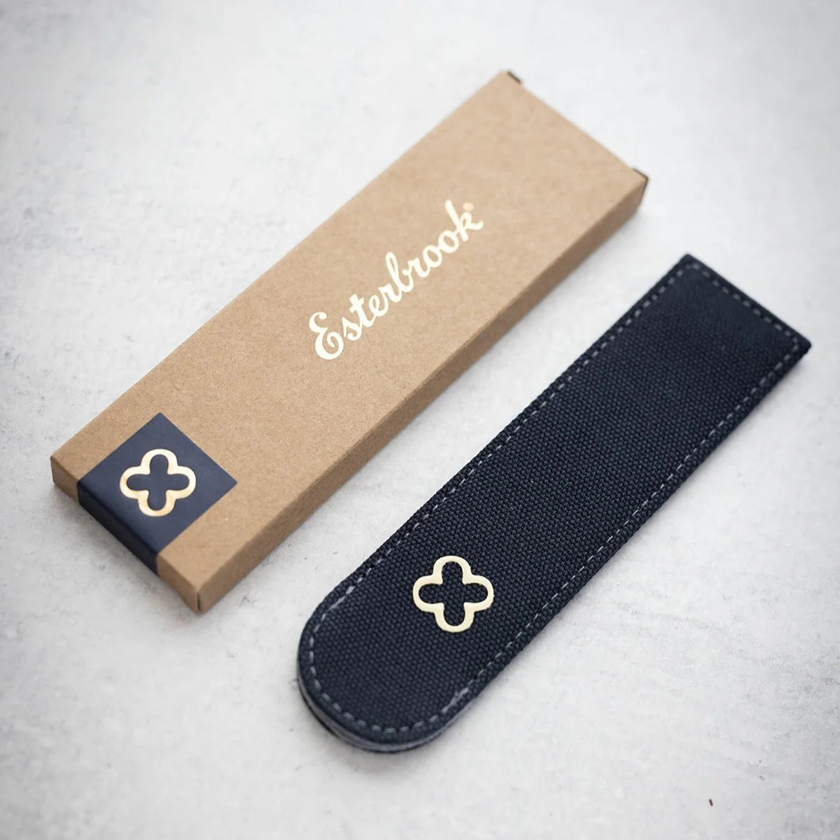 Esterbrook Canvas Single Pen Sleeve Navy
