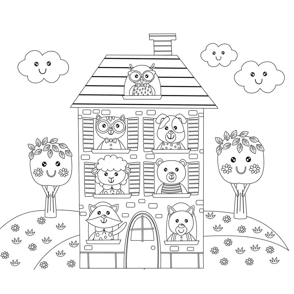 Luna puzzle animals 24pcs 621588