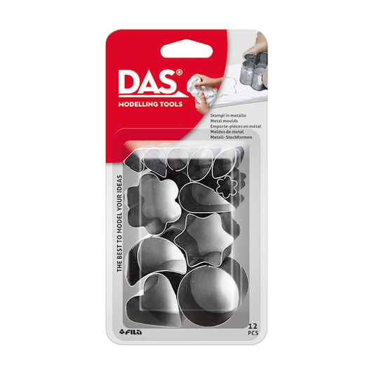 Das Modelling Tools Metal Moulds 12pcs