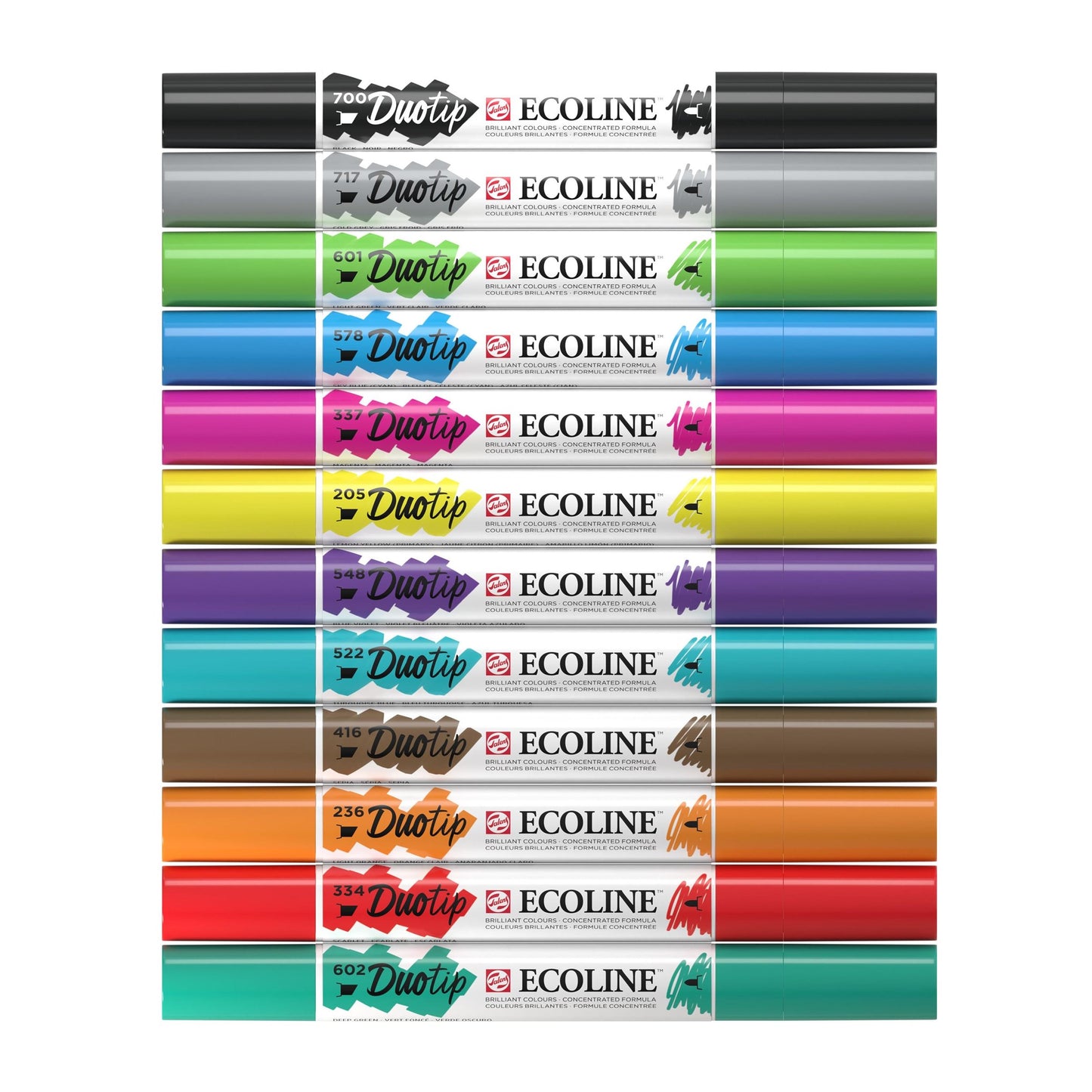 Ecoline Duotip marker set Basic | 12 colours 11609800