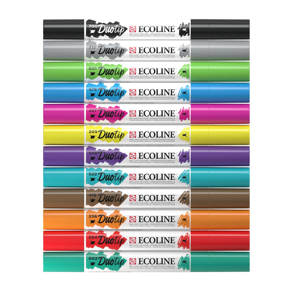 Ecoline Duotip marker set Basic | 12 colours 11609800