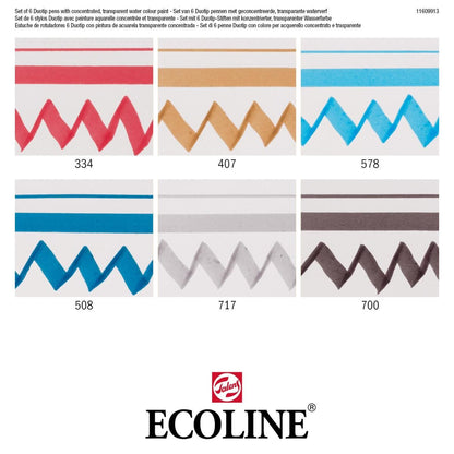 Ecoline Duotip marker set Urban Landscape | 6 colours