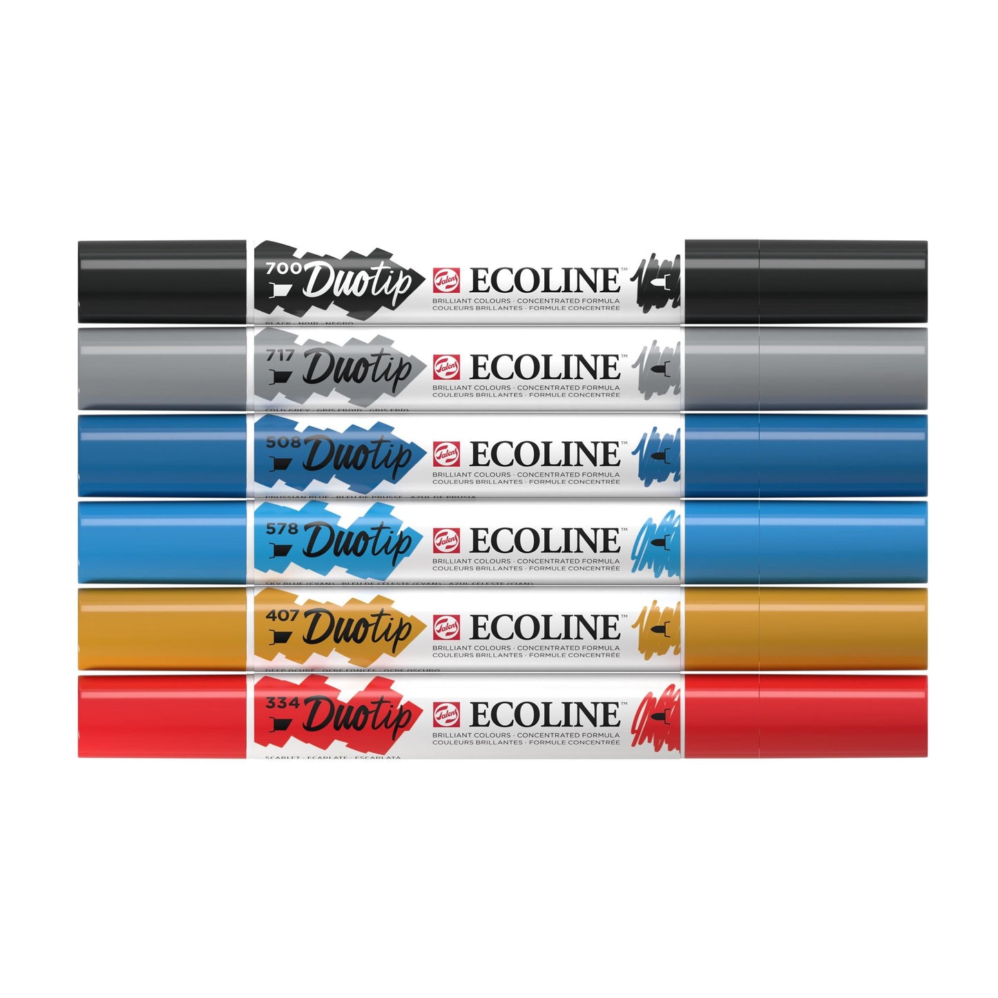 Ecoline Duotip marker set Urban Landscape | 6 colours