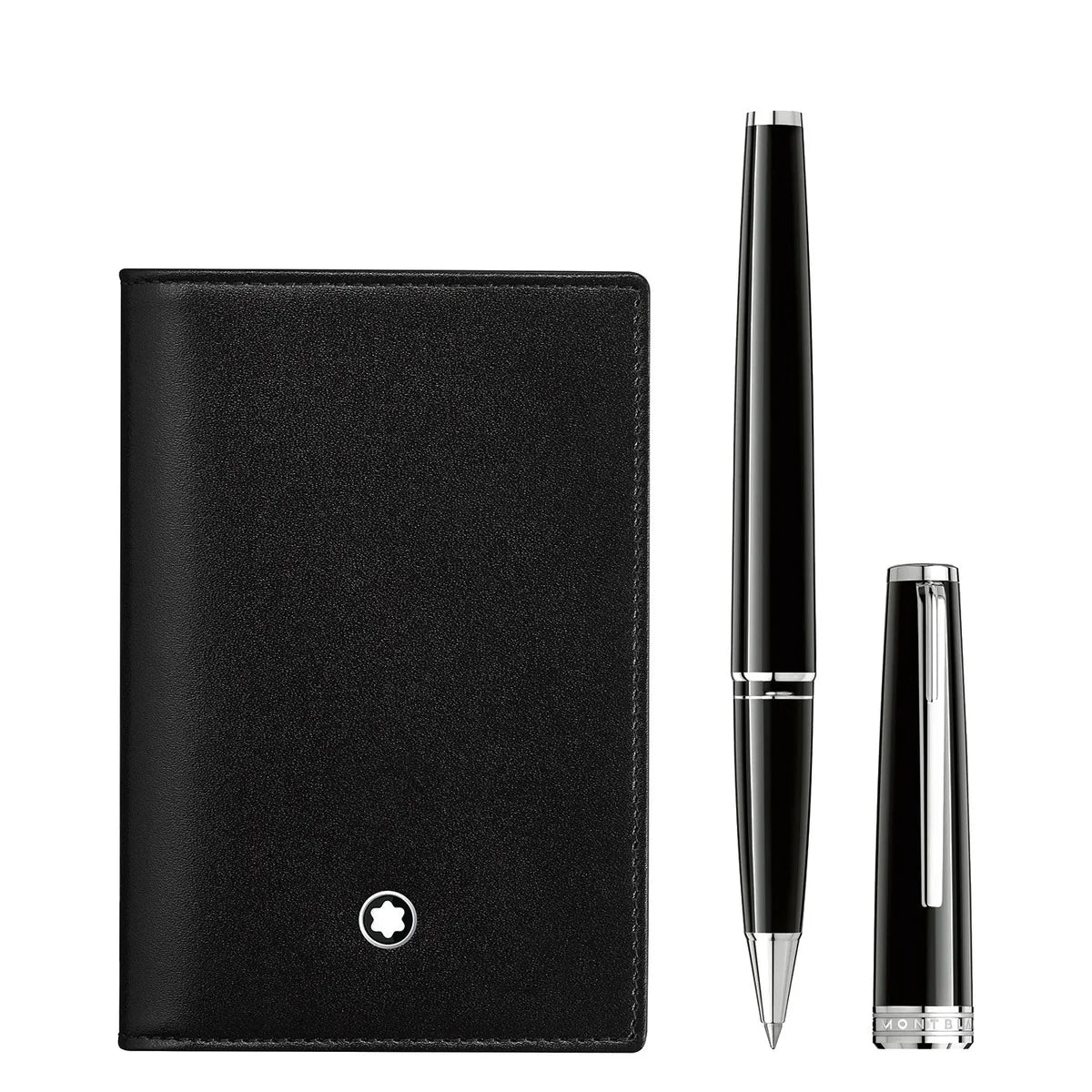 Mont Blanc Rollerball & Business Card Set 127053