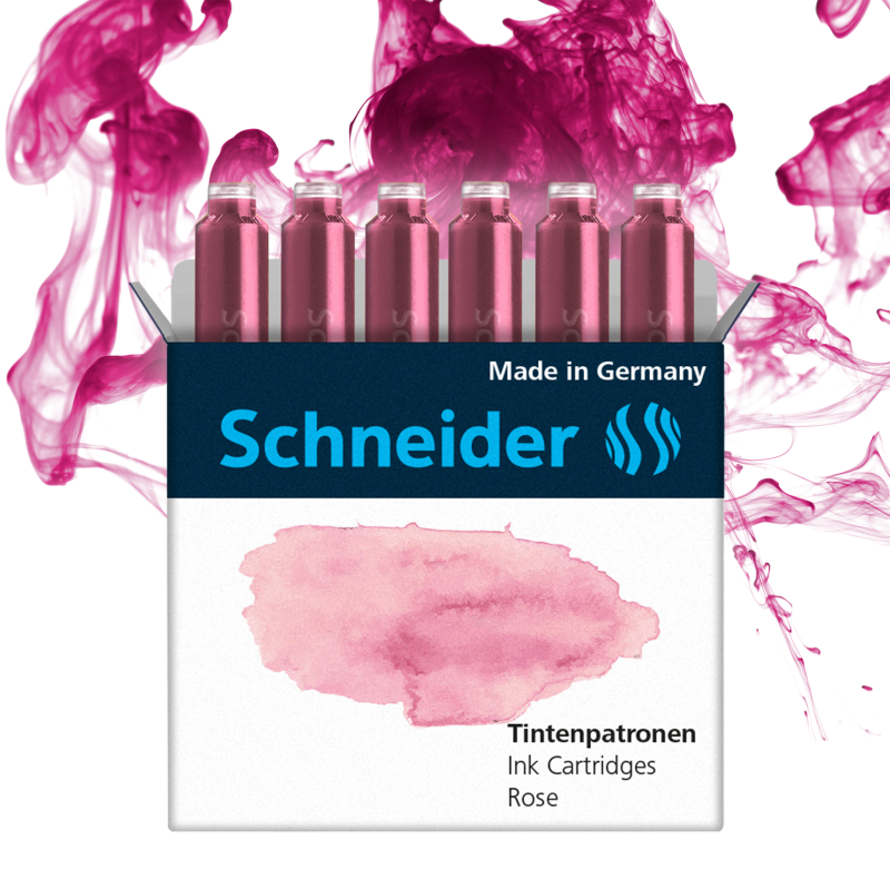Schneider Ink Cartridges Rose 166129