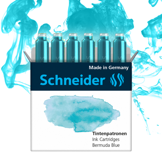 Schneider Ink Cartridges Bermuda Blue 166134
