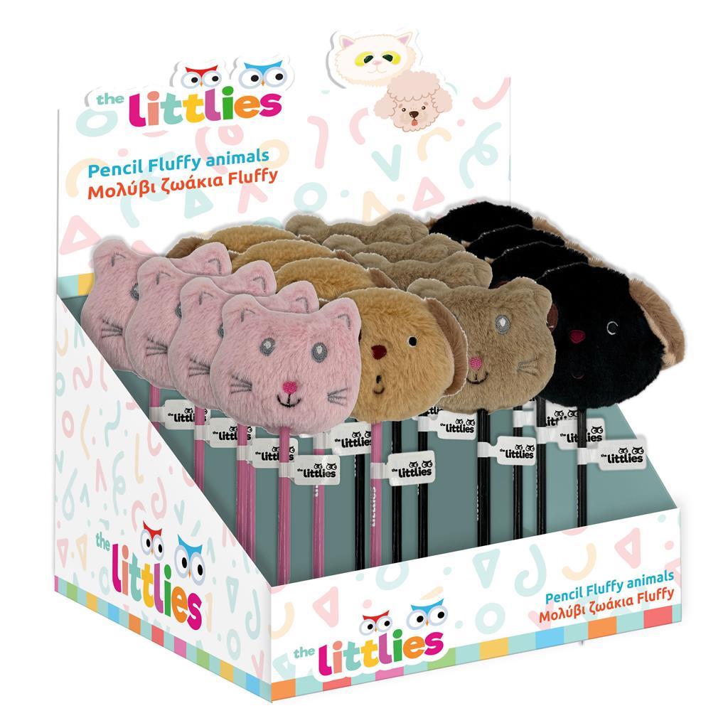 Diakakis The Littlies Pencil Fluffy Animals