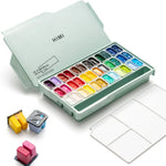 Himi Twin Cup Jelly Acrylic Set-36 Colours (Pearl Green Case)