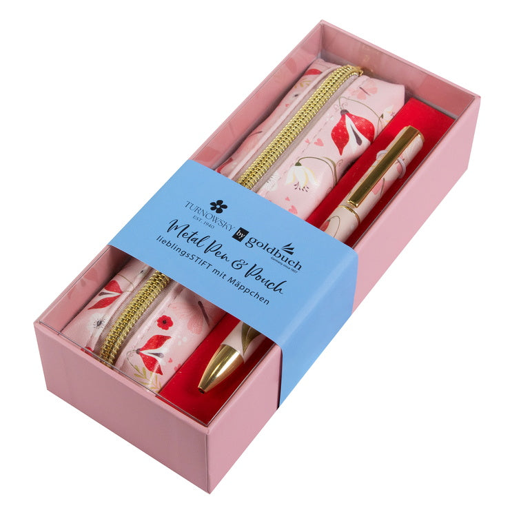 Goldbuch Set of Favorite Pen & Pencil Case Secret Garden