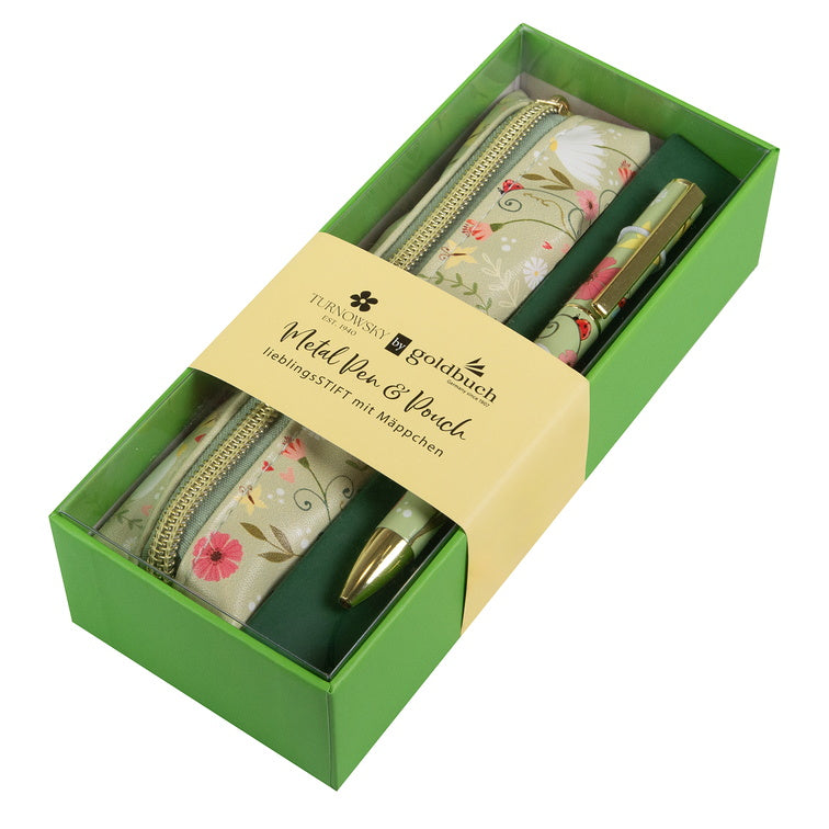 Goldbuch Set of Favorite Pen & Pencil Case Secret Garden