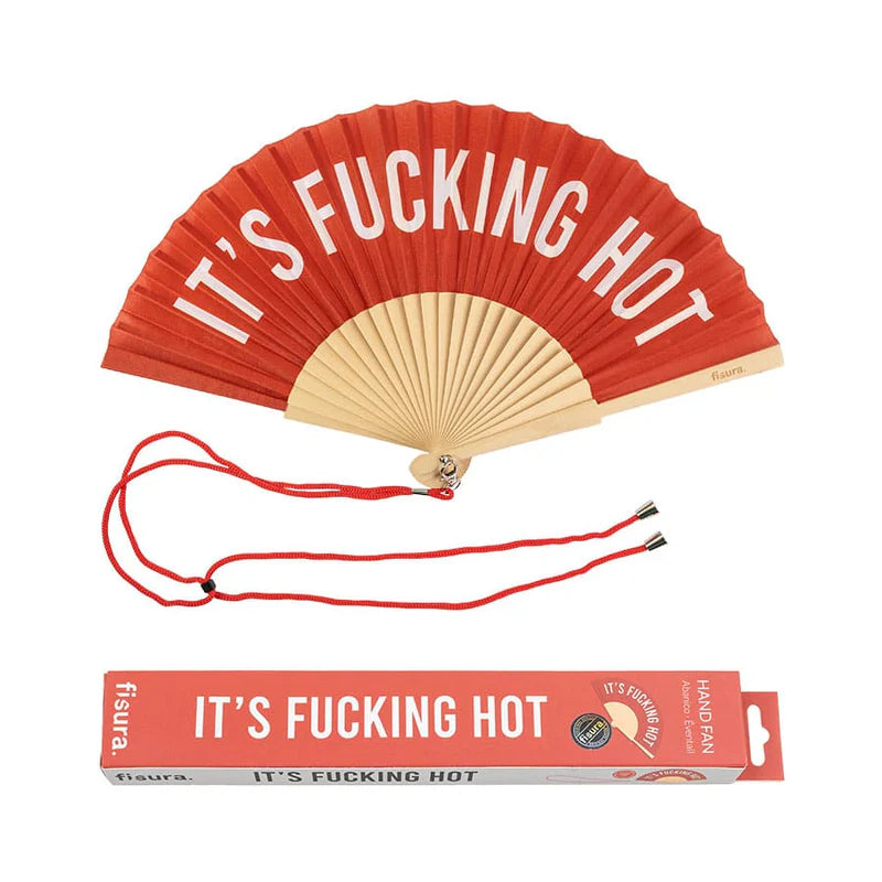 Hand Fan "Fucking Hot"