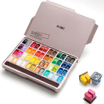 Himi Twin Cup Jelly Acrylic Set-48 Colours (Pearl Pink Case)