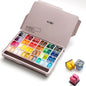 Himi Twin Cup Jelly Acrylic Set-48 Colours (Pearl Pink Case)