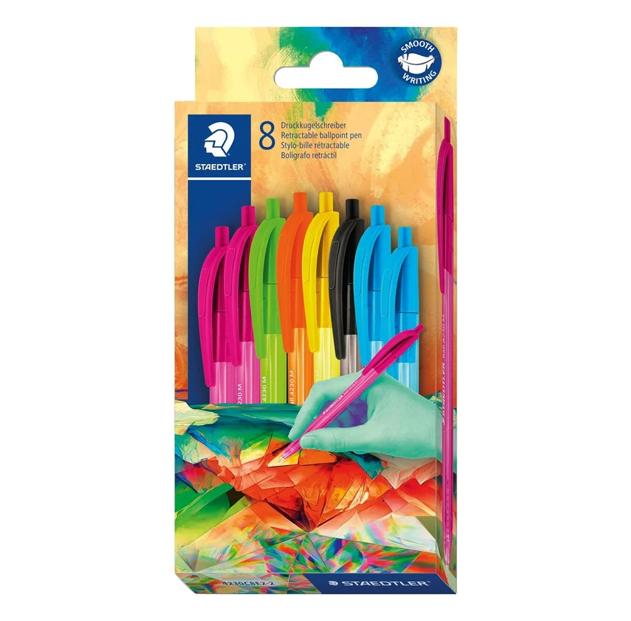Staedtler Triangular Ballpoint Pen Set 1/8