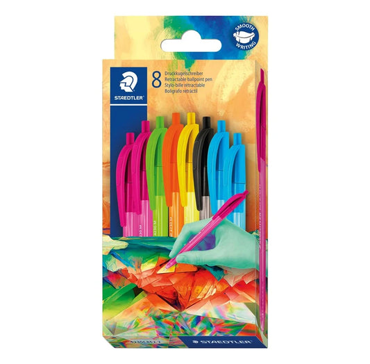 Staedtler Triangular Ballpoint Pen Set 1/8