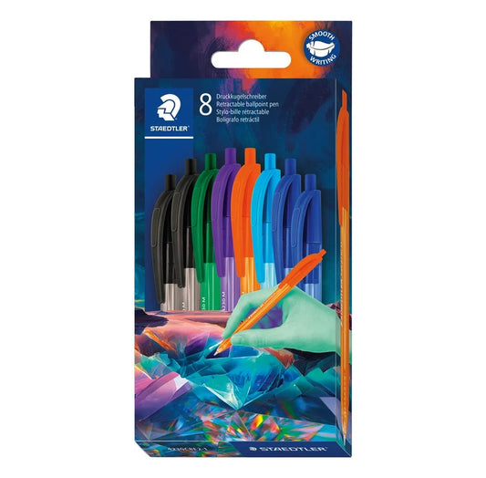 Staedtler Triangular Ballpoint Pen Set 1/8