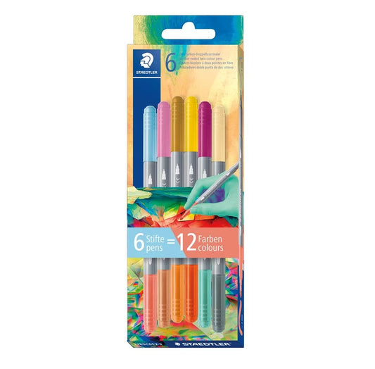 Staedtler Double Ended Twin Colour Pens