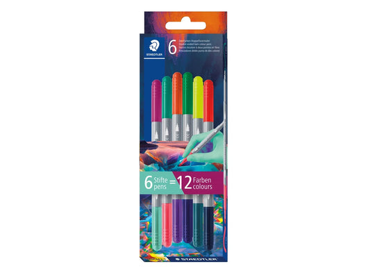 Staedtler Double Ended Twin Colour Pens