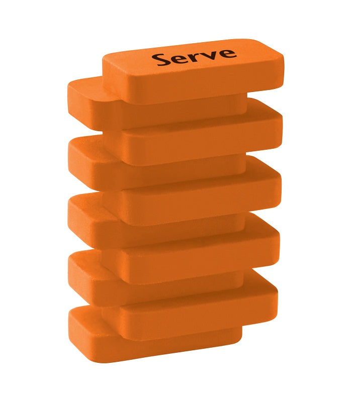 Serve Steps Eraser Neon