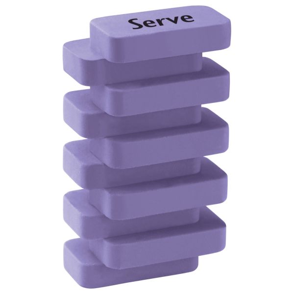 Serve Steps Eraser Pastel