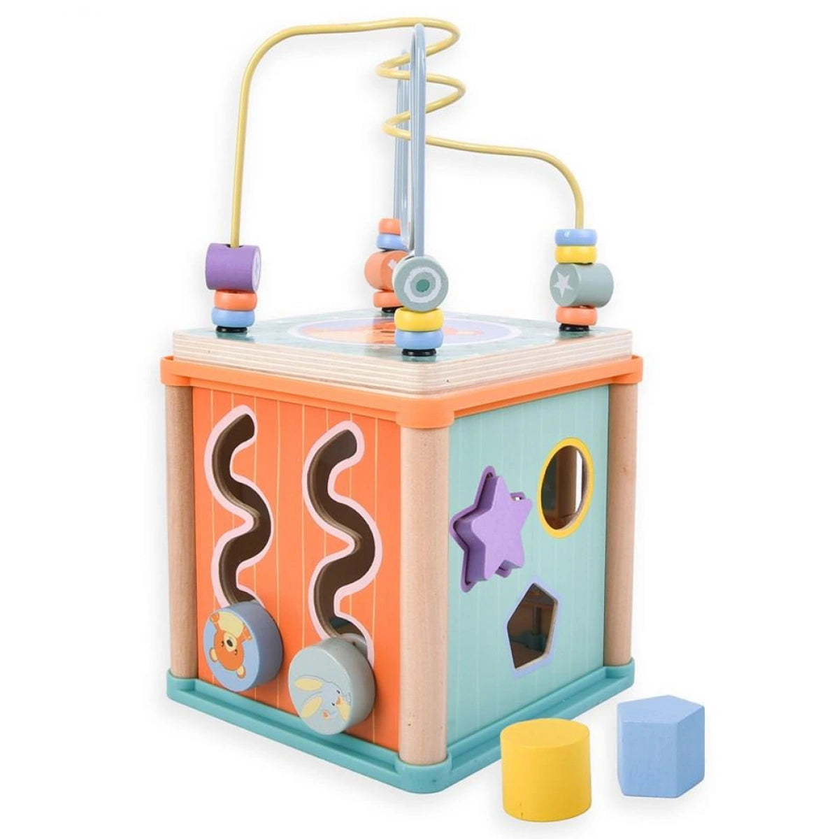 Luna Wooden Cube 622869