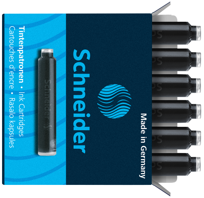 Schneider Ink Cartridges Black - Patrona 1/6