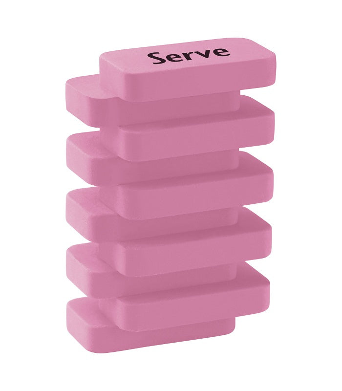 Serve Steps Eraser Pastel