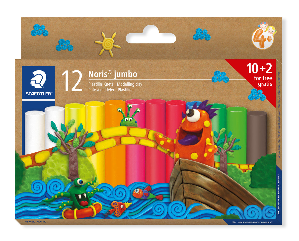 Staedtler Noris Plastelin 10+2Free