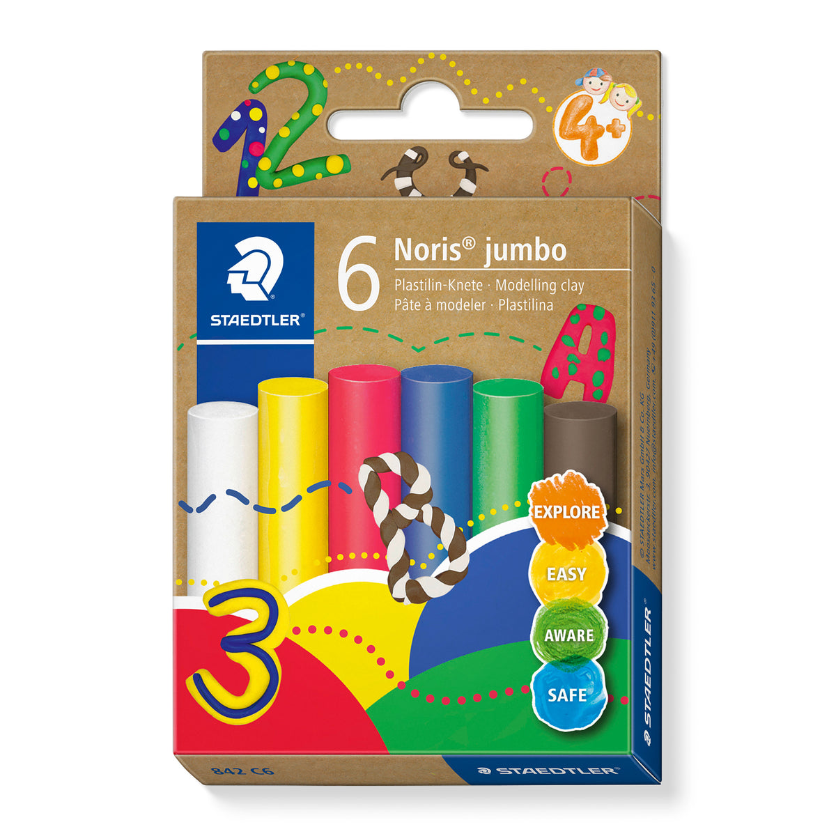 Staedtler Noris Plastelin 6pcs