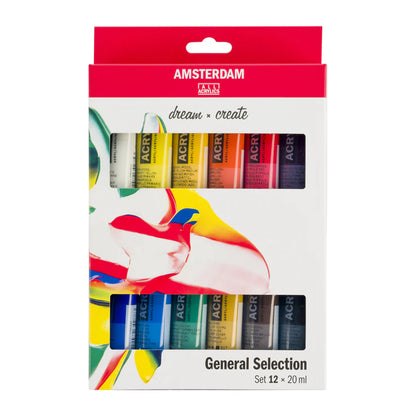 Amsterdam Acrylics 12x20ml Set 17820412