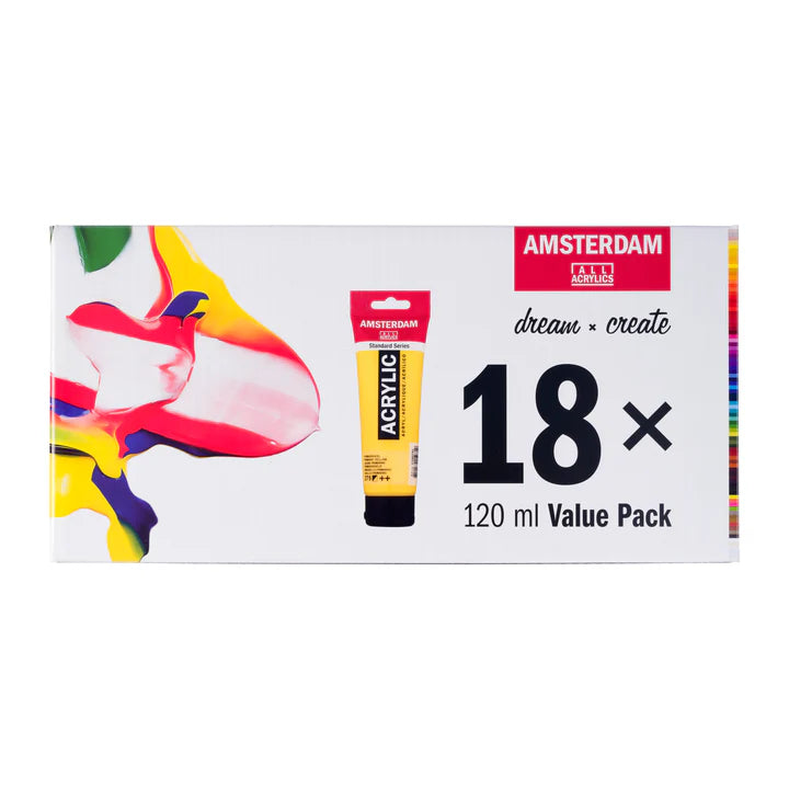 Amsterdam Acrylic Promotional Set x18