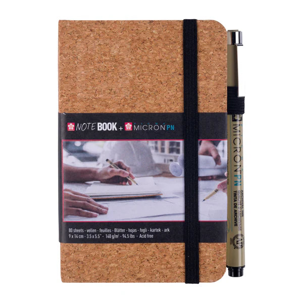 Sakura Sketch/notebook cork, cream paper | 9 x 14 cm