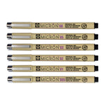 Sakura Pigma Micron fineliner promotion set | 4 + 2 free