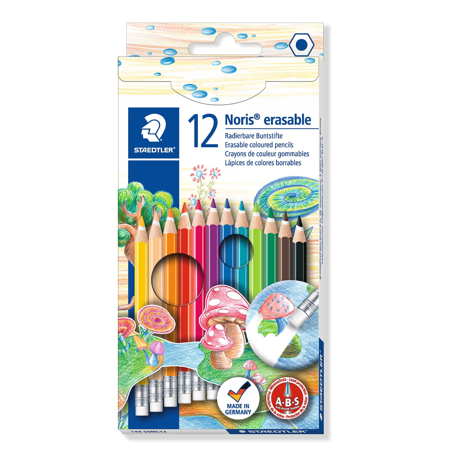 Staedtler Erasable Coloured Pencils 12pcs