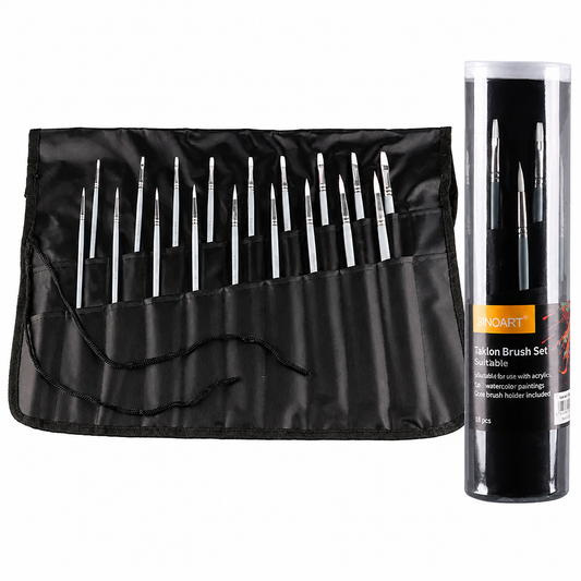 Sinoart Watercolor Tube Brush Set 18pcs