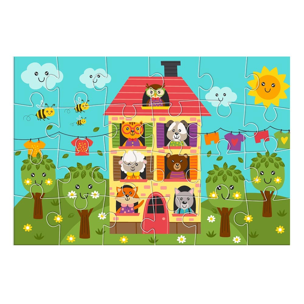 Luna puzzle animals 24pcs 621588