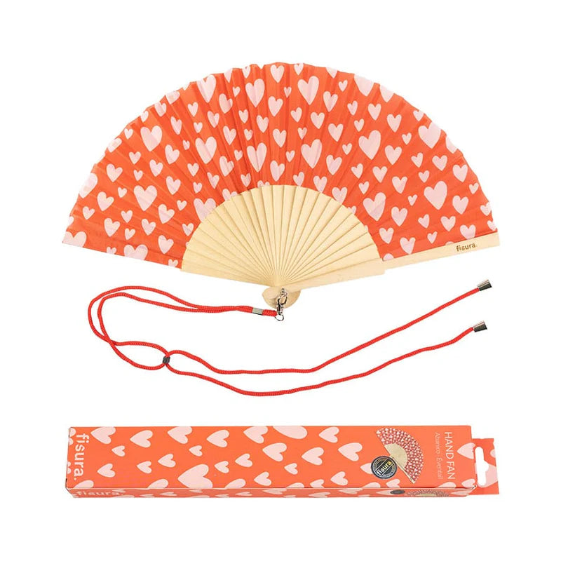 Hand Fan "Hearts"