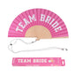 Hand Fan "Team Bride"