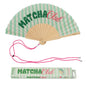 Hand Fan "Matcha Club"